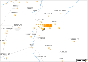 map of Norashen