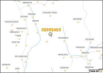 map of Norashen