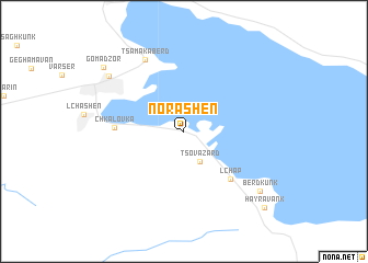 map of Norashen
