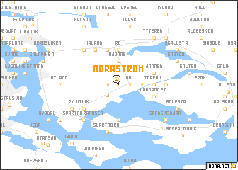 map of Noraström