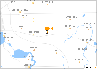 map of Nora