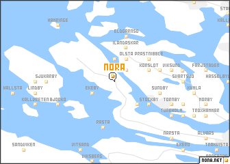 map of Nora