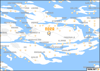 map of Nora