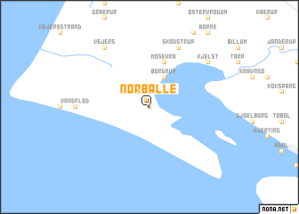 map of Nørballe