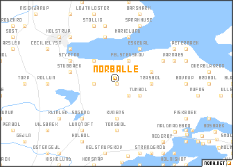 map of Nørballe