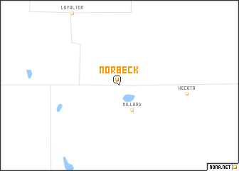 map of Norbeck