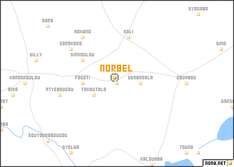 map of Norbèl