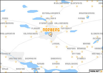 Norberg (Sweden) map - nona.net
