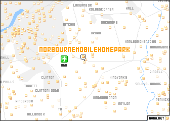 map of Norbourne Mobile Home Park