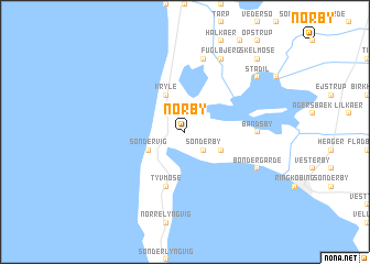 map of Nørby