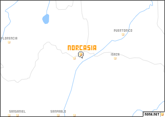 map of Norcasia