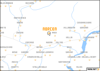 map of Norcen