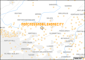 map of Norcross Mobile Home City