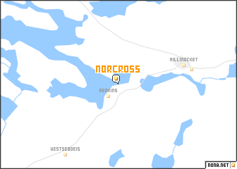 map of Norcross