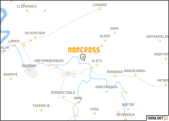 map of Norcross