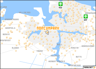 map of Norcum Park