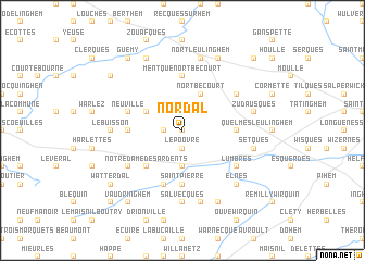 map of Nordal