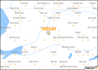 map of Nørdam