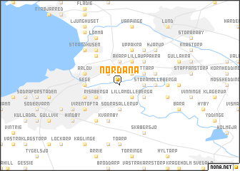 map of Nordanå