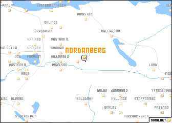 map of Nordanberg