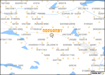 map of Nordanby