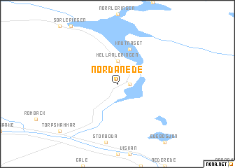 map of Nordanede