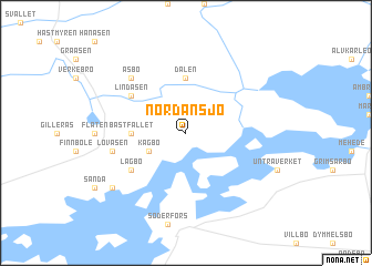 map of Nordansjö