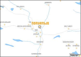 map of Nordansjö