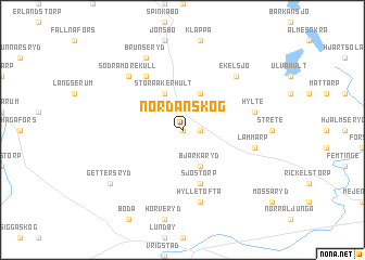 map of Nordanskog