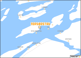 map of Nordbostad