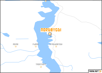 map of Nordbygdi