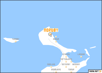 map of Nordby