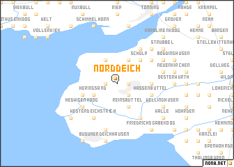 map of Norddeich