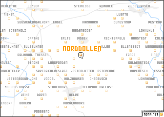 map of Norddöllen