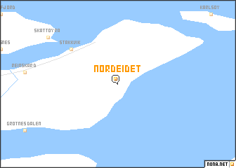 map of Nordeidet