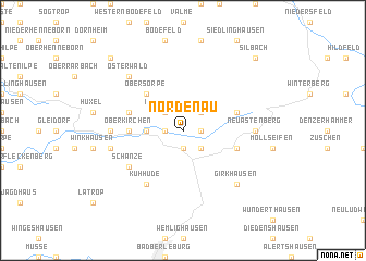 map of Nordenau