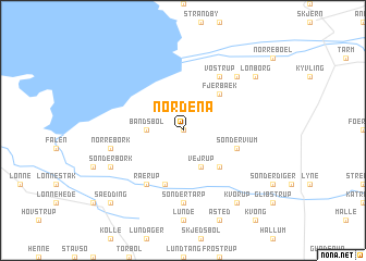 map of Nordenå