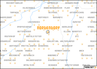 map of Nordendorf