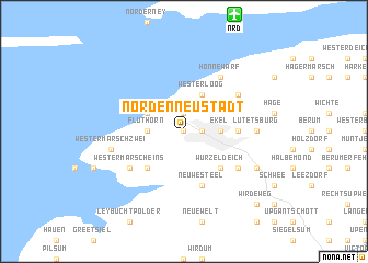 map of Norden-Neustadt