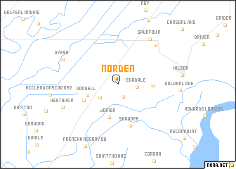 map of Norden