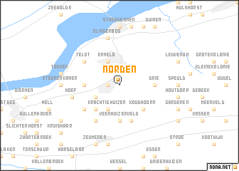 map of Norden