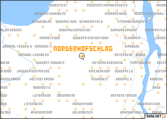 map of Norderhofschlag