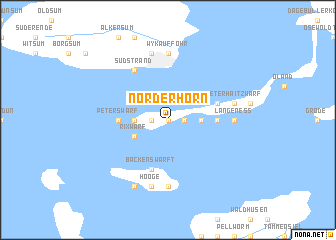 map of Norderhörn