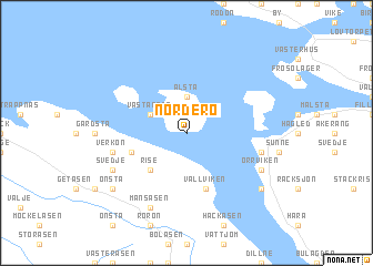 map of Norderö