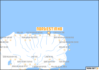 map of Nordestinho