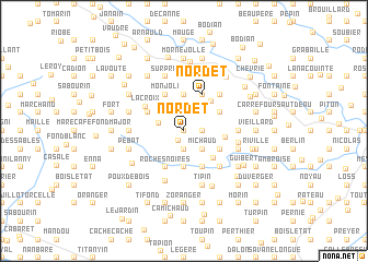 map of Nordet