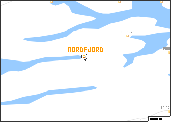 map of Nordfjord