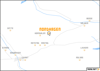 map of Nordhagen