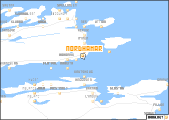map of Nordhamar