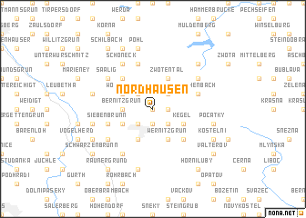 map of Nordhausen